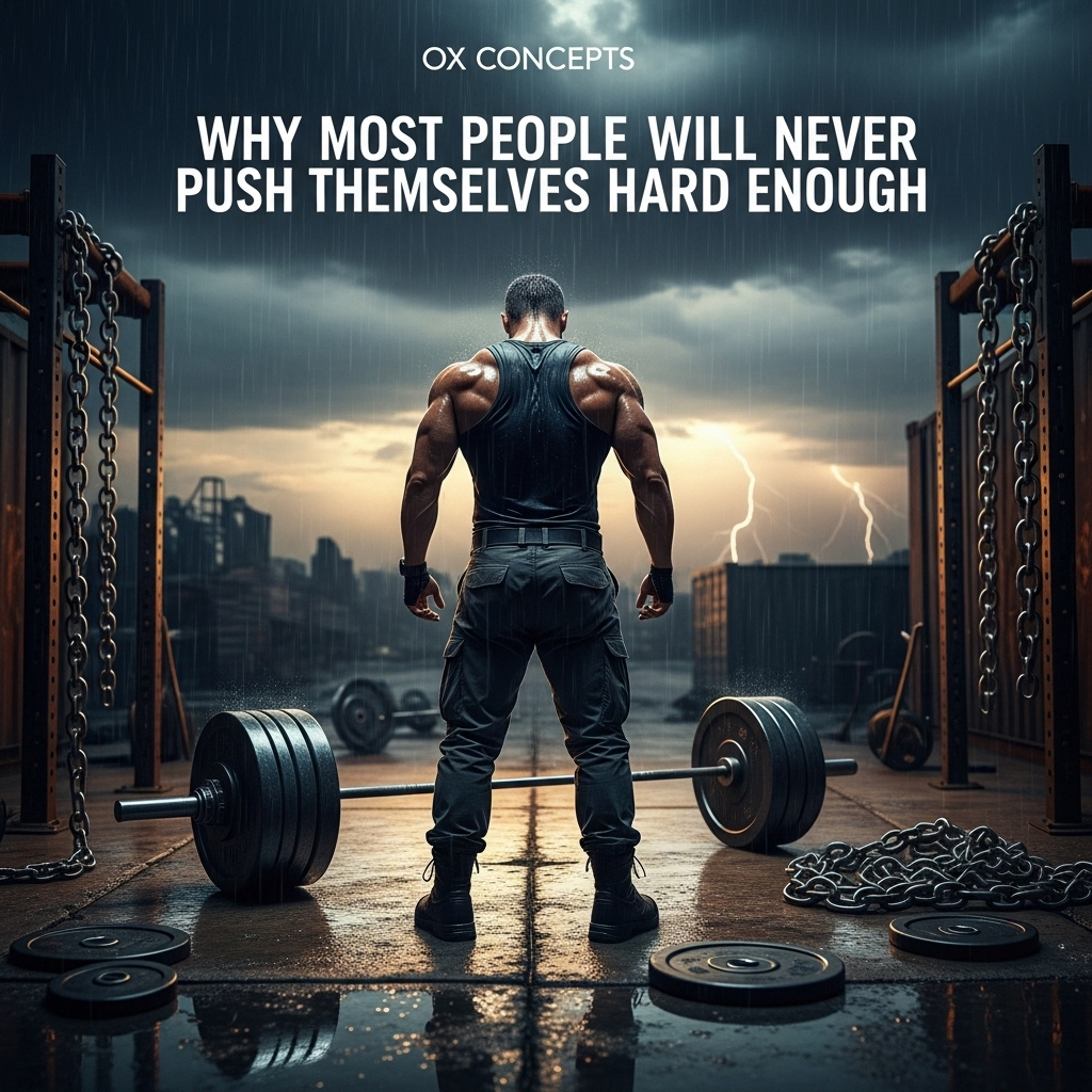 Why most people will never push themselves hard enough